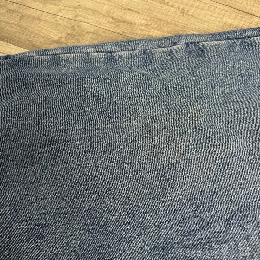 37X28.5 Vintage Fleece Lined Jeans Gropcore Winter Workwear Old Mill
